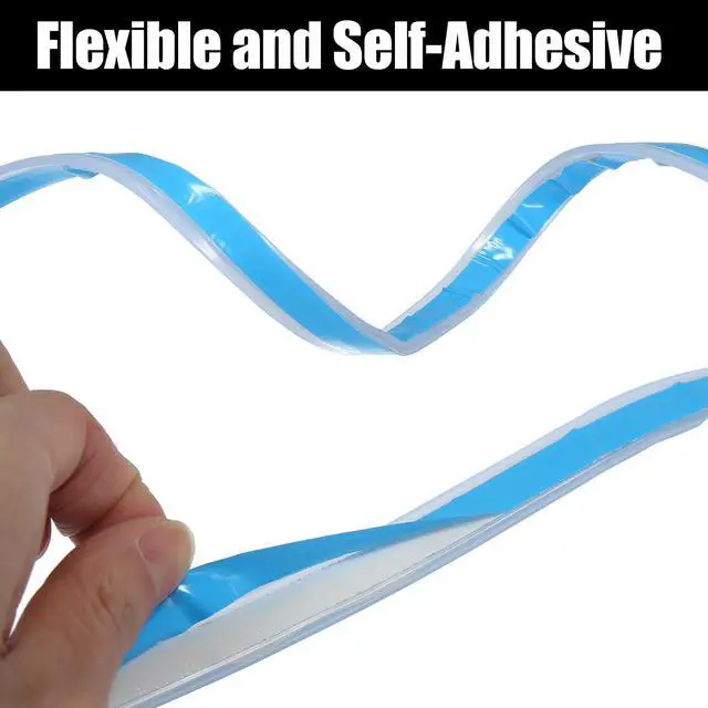 Alt view image 4 of 7 - 2pcs Car LED Flexible Headlight Strip for Daytime Running Light Turn Signal Sequential Dual Color Switchback White Amber 6000K 3000K