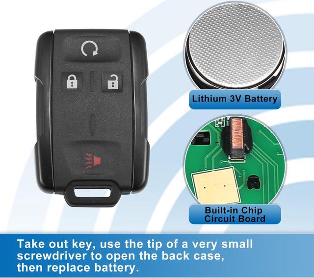 Alt view image 4 of 7 - 4 Button Keyless Entry Remote Control Replacement Key Fob Proximity Smart Fob M3N32337100 for Chevrolet Colorado 2015-2021 315MHz