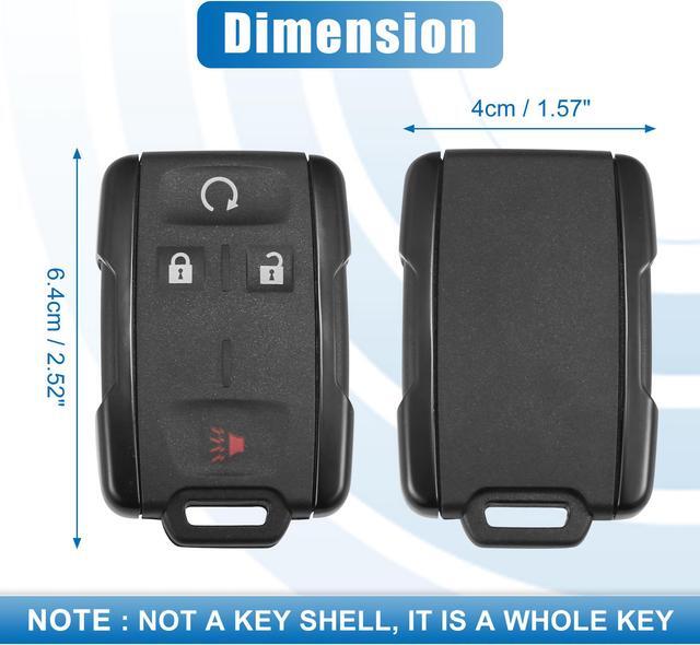 Alt view image 6 of 7 - 4 Button Keyless Entry Remote Control Replacement Key Fob Proximity Smart Fob M3N32337100 for Chevrolet Colorado 2015-2021 315MHz