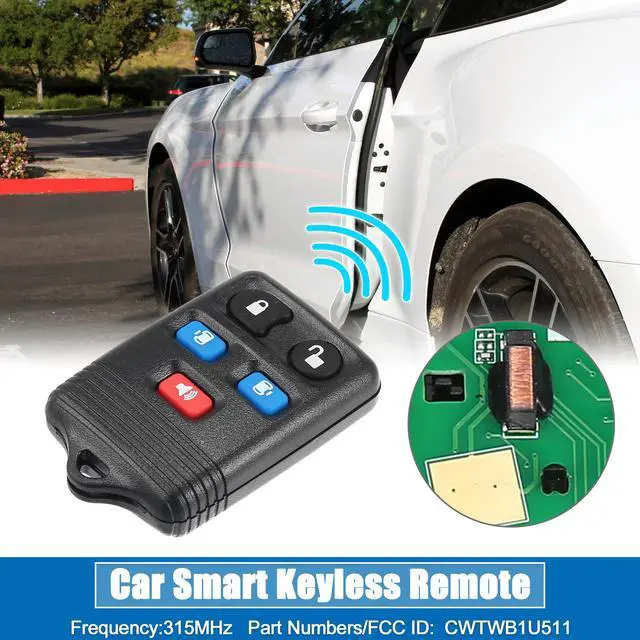 Main image of 5 Button Car Keyless Entry Remote Control Replacement Key Fob Proximity Smart Fob CWTWB1U511 for Ford Freestar 2004-2007 315MHz
