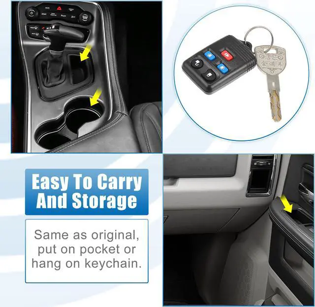 Alt view image 6 of 7 - 5 Button Car Keyless Entry Remote Control Replacement Key Fob Proximity Smart Fob CWTWB1U511 for Ford Freestar 2004-2007 315MHz