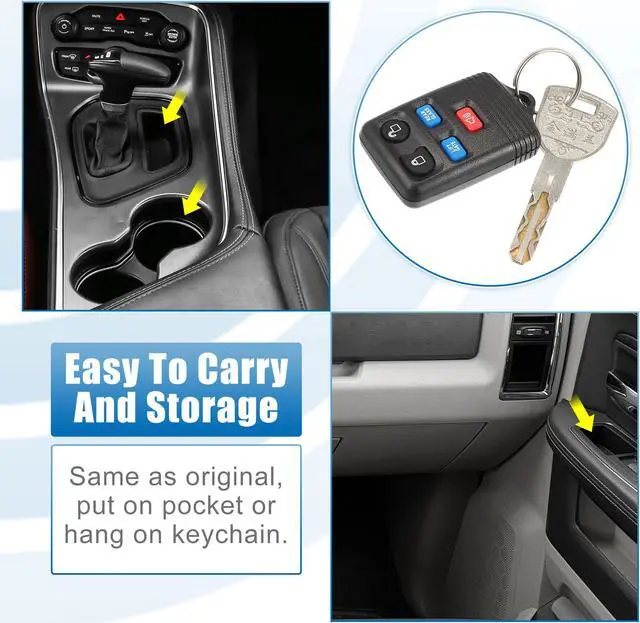 Alt view image 6 of 7 - 5 Button Car Keyless Entry Remote Control Replacement Key Fob Proximity Smart Fob CWTWB1U511 for Lincoln Navigator 2003-2007 315MHz