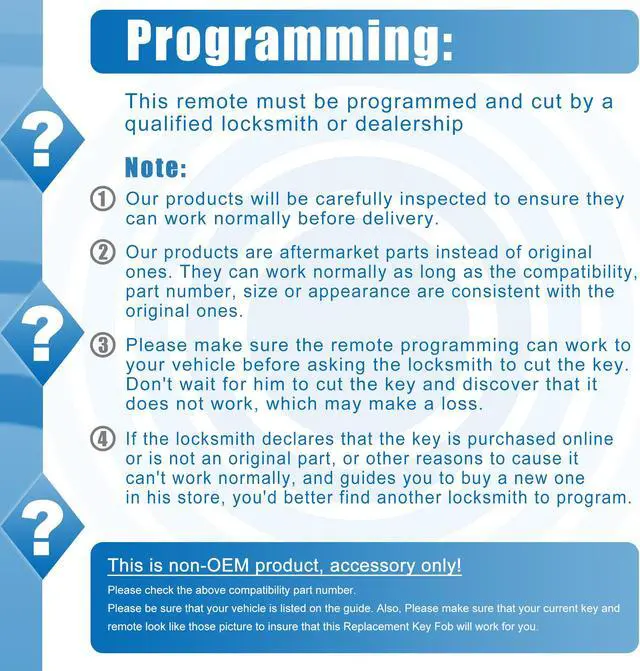 Alt view image 5 of 7 - 4 Button Car Keyless Entry Remote Control Replacement Key Fob Proximity Smart Fob HYQ1EA for GMC Acadia 2017-2020 433MHz 46 Chip