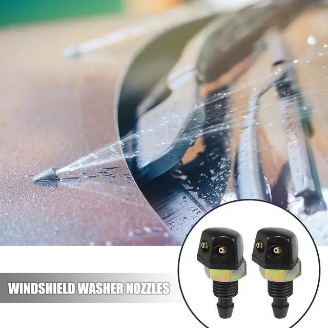 Alt view image 2 of 6 - 6pcs Universal Car Front Windshield Washer Nozzles for Ford for Honda for Nissan with 6 Nuts