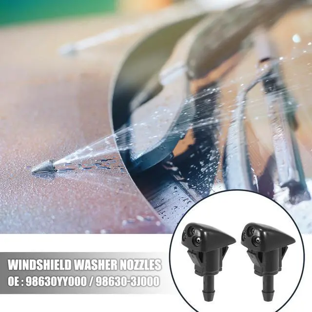 Alt view image 2 of 6 - 4pcs Car Front Windshield Washer Nozzles for Hyundai Tiburon Elantra Sonata for Kia Sorento Replaces 98630YY000