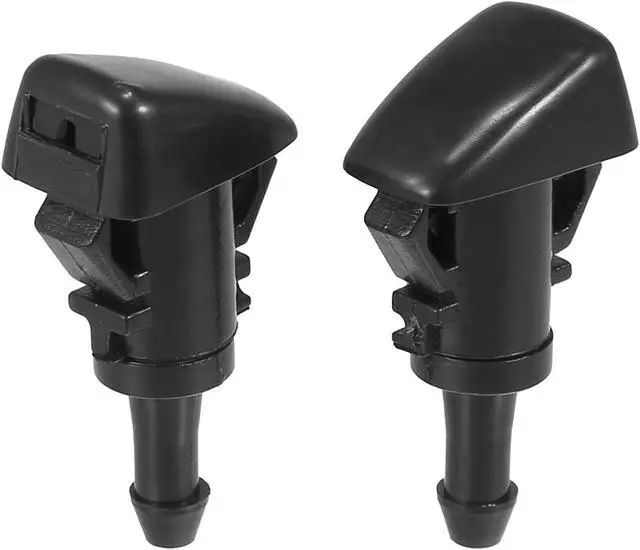 Alt view image 5 of 6 - 4pcs Car Front Windshield Washer Nozzles for Dodge Caliber 2007-2012 Replaces 5160308AA with 1 Meter Washer Fluid Hose 3 Pcs Hose Connectors