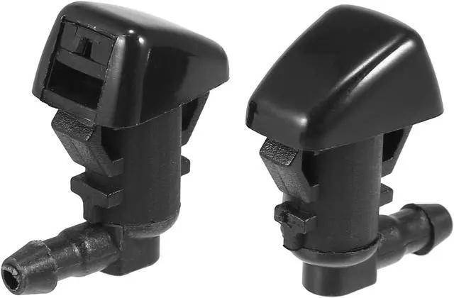 Alt view image 5 of 6 - 4pcs Car Front Windshield Washer Nozzles for Ford Focus 2008 2011 Replaces 8S4Z17603AA with 9 Pcs Hose Connectors