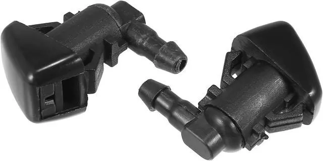 Alt view image 6 of 6 - 4pcs Car Front Windshield Washer Nozzles for Ford Focus 2008 2011 Replaces 8S4Z17603AA with 9 Pcs Hose Connectors