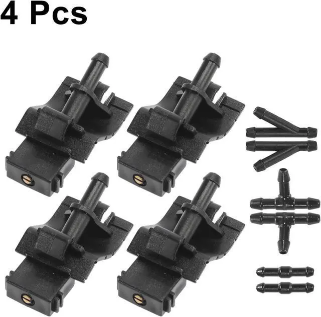 Alt view image 4 of 6 - 4pcs Car Front Windshield Washer Nozzle Jet Spray Single Hole for Toyota Corolla Camry 85381-12300