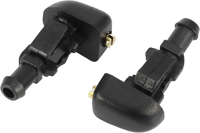 Alt view image 7 of 7 - 4pcs Front Windshield Wiper Nozzles for Nissan Titan for Infiniti QX56 Black