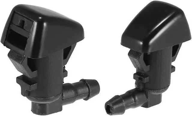 Alt view image 5 of 6 - 4pcs Car Front Windshield Washer Nozzles for Jeep Liberty for Dodge Nitro with 6pcs Connectors Replaces 55157319AA
