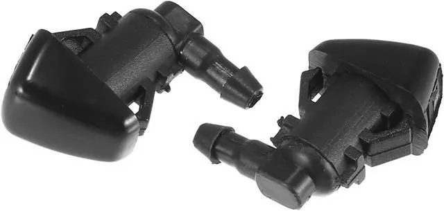 Alt view image 6 of 6 - 4pcs Car Front Windshield Washer Nozzles for Jeep Liberty for Dodge Nitro with 6pcs Connectors Replaces 55157319AA