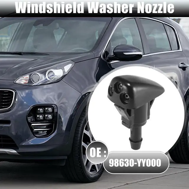 Alt view image 2 of 6 - Front Windshield Washer Nozzles Wiper Spray for Kia Sorento 2003-2009 Replaces 98630-YY000
