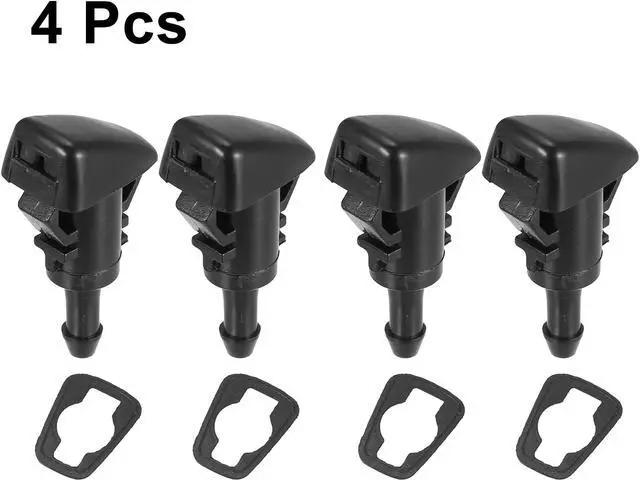 Alt view image 4 of 6 - 4pcs Car Front Windshield Washer Nozzles for Dodge for Ram for Chrysler for Jeep Grand Cherokee Patriot Replaces 5113049AA
