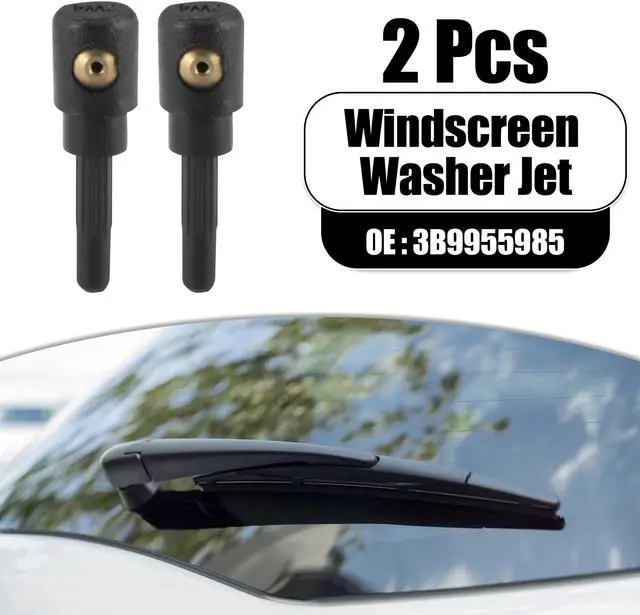 Main image of Rear Windscreen Washer Jet for Audi Q7 2010-2018 for Volkswagen Tiguan 2011-2017 3B9955985 2pcs