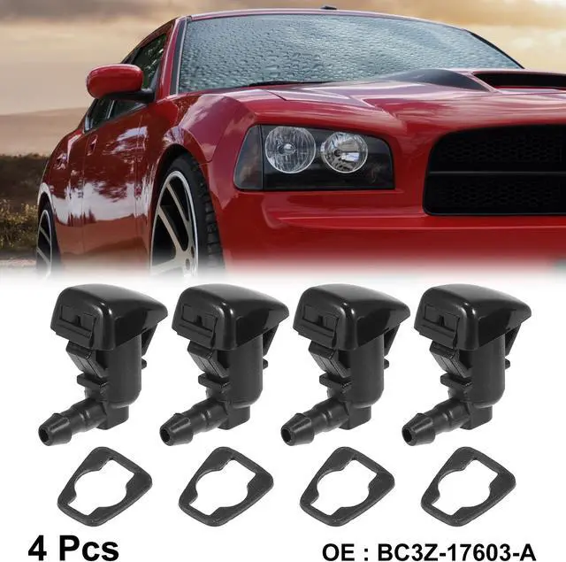 Main image of 4pcs Car Front Windshield Washer Nozzles for Ford F250 F350 F450 F550 Super Duty 2011-2016 Replaces BC3Z-17603-A