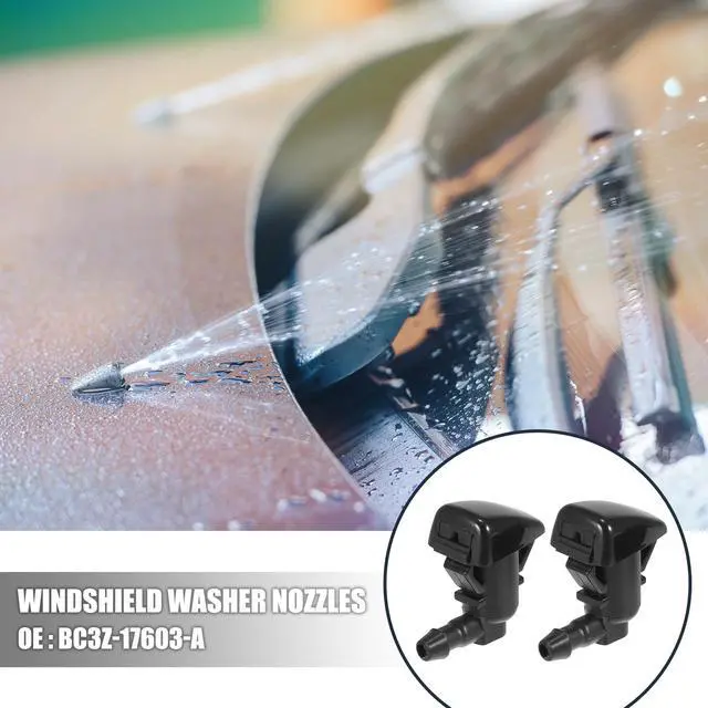 Alt view image 2 of 6 - 4pcs Car Front Windshield Washer Nozzles for Ford F250 F350 F450 F550 Super Duty 2011-2016 Replaces BC3Z-17603-A