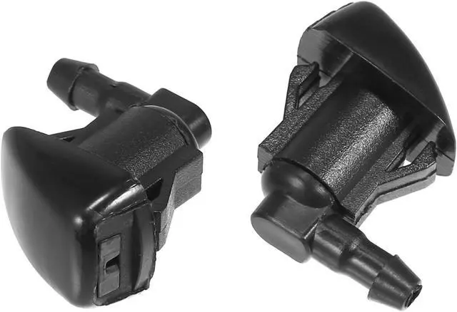 Alt view image 6 of 6 - 4pcs Car Front Windshield Washer Nozzles for Toyota Sienna 2004-2010 Replaces 85381-AE020 with 6 Pcs Hose Connectors