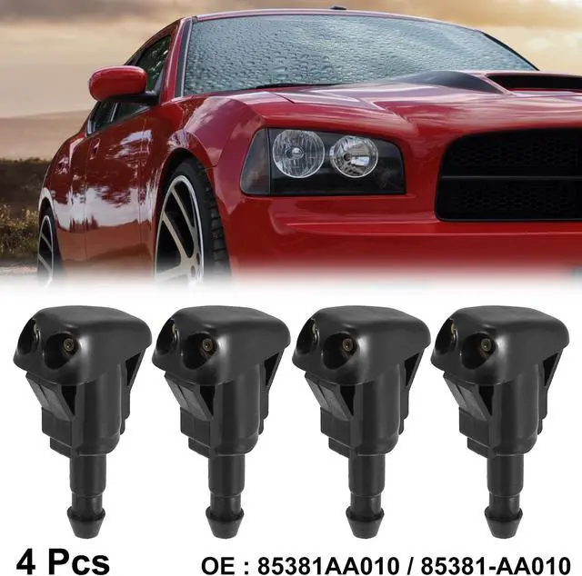 Main image of 4pcs Car Front Windshield Washer Nozzles for Toyota Camry 1997-2001 for Tacoma 2005-2010 for Toyota Corolla 1999-2008 for Echo MR2 for Celica 85381-AA010