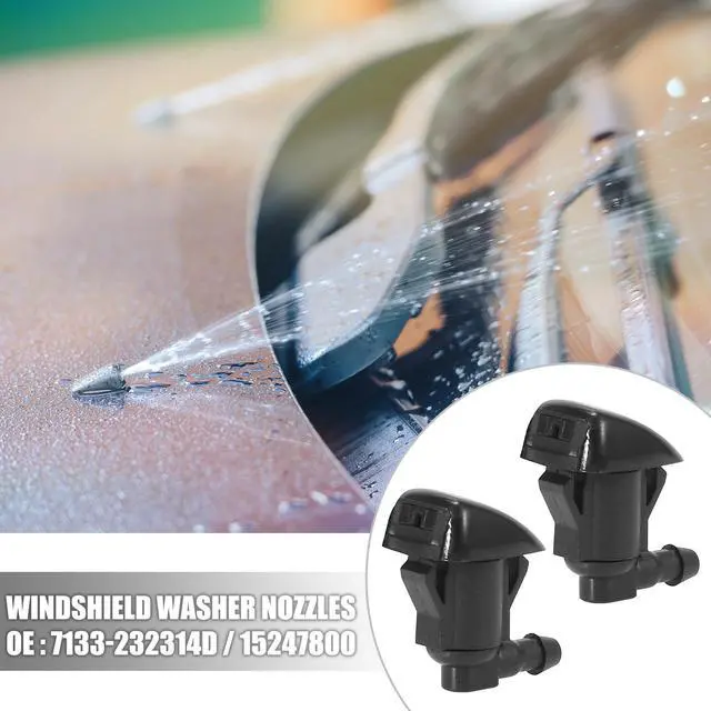 Alt view image 2 of 6 - 4pcs Car Front Windshield Wiper Washer Nozzle Spray Jet Replacement for Chevrolet Traverse 2013-2016 for GMC Acadia 2011-2016 7133-232314D 15247800