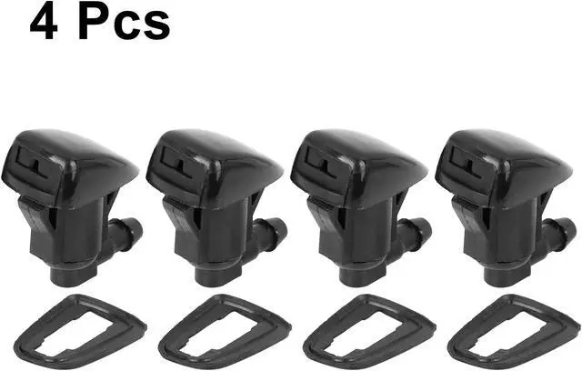 Alt view image 4 of 6 - 4pcs Car Front Windshield Wiper Washer Nozzle Spray Jet Replacement for Chevrolet Traverse 2013-2016 for GMC Acadia 2011-2016 7133-232314D 15247800