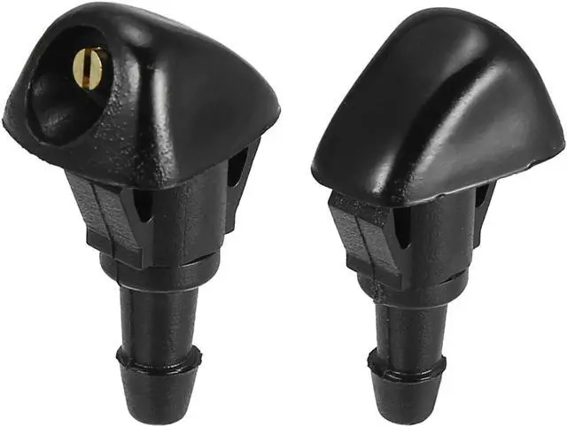 Alt view image 5 of 6 - 4pcs Black ABS Front Windshield Wiper Cleaning Jet Nozzles for Honda Civic CRV