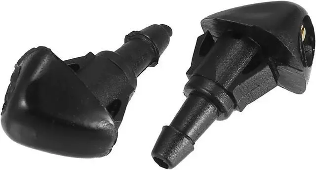 Alt view image 6 of 6 - 4pcs Black ABS Front Windshield Wiper Cleaning Jet Nozzles for Honda Civic CRV