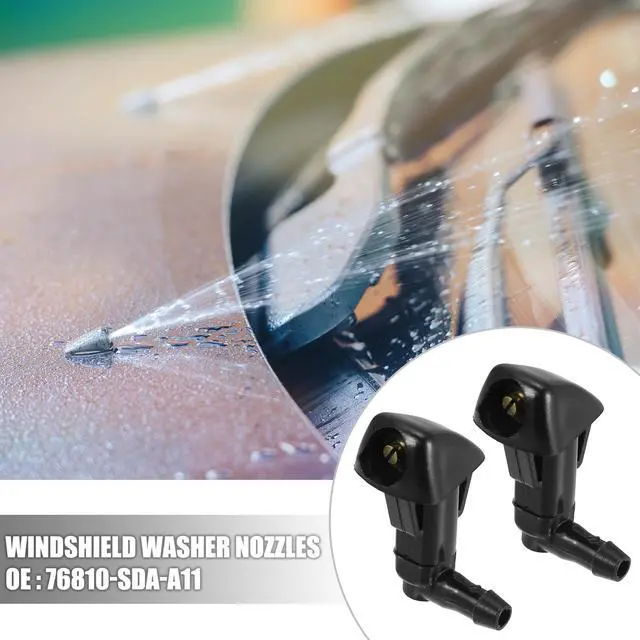 Alt view image 2 of 6 - 4pcs Car Front Windshield Wiper Washer Nozzle for Honda Civic 2006-2011 for Odyssey 2005-2010 for Accord 2003-2007 for Element 2003-2011 76810-SDA-A11