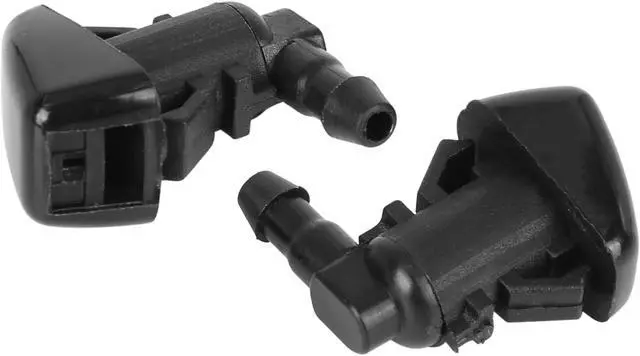 Alt view image 6 of 6 - 4pcs Windshield Washer Nozzle with Rubber Gasket for Ford Edge 2011-2015 for Lincoln MKX 2011-2015 Replace of BT4Z-17603-A Jet Spray Single Hole Black