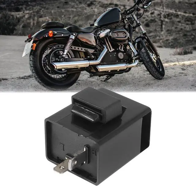 Alt view image 2 of 3 - DC 6V 2 Pin Motorcycle Turn Signal Light Indicator Flasher Blinker Relay Beeper