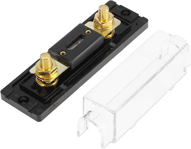 Alt view image 6 of 7 - 2pcs Black 40 Amp ANL Fuse with In-Line Holder Electrical Protection Fusible for Car Audio Video Stereo