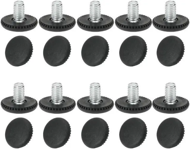 Main image of M8 x 10 x 25mm Leveling Feet Adjustable Leveler Floor Protector for House Furniture Chair Table Desk Leg 20pcs