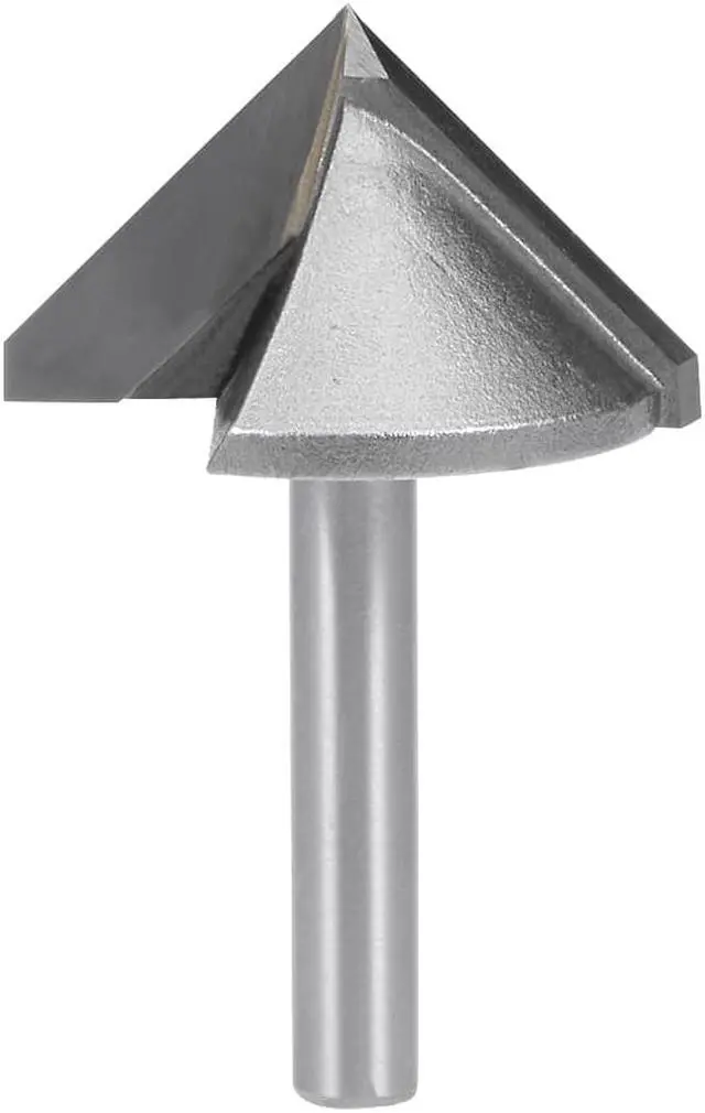 Main image of Router Bit 6mm Shank 32mm Dia. 90 Degree V-Groove End Mill Tungsten Steel for CNC Woodworking Engraving Edge Trimmer