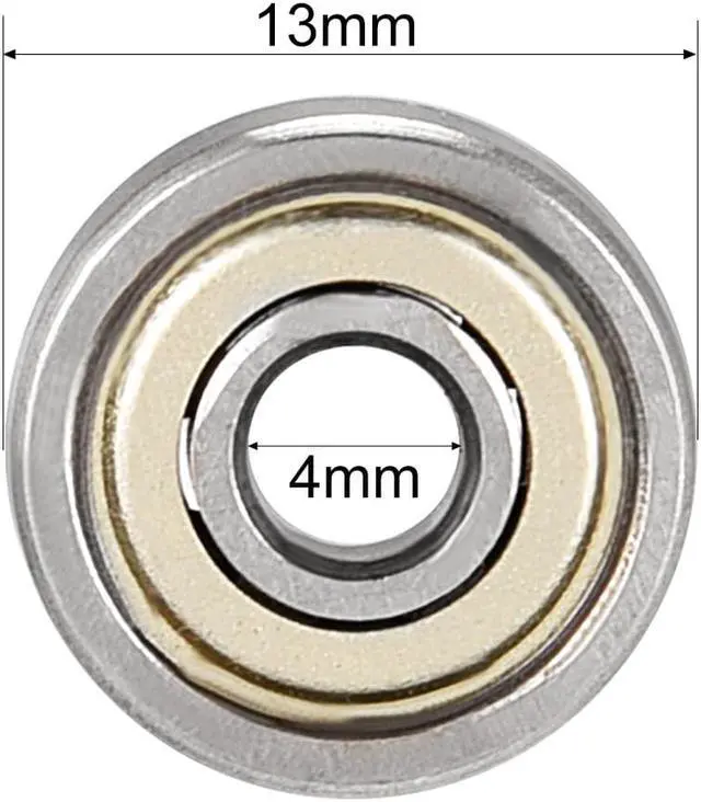 Alt view image 4 of 4 - Deep Groove Ball Bearing 624ZZ Double Shield 4 x 13 x 5mm Carbon Steel 20pcs