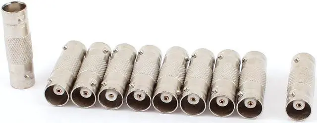 Main image of Unique Bargains BNC Female to Female CCTV RG59 Coaxial Cable Coupler Adapter Connector 10pcs