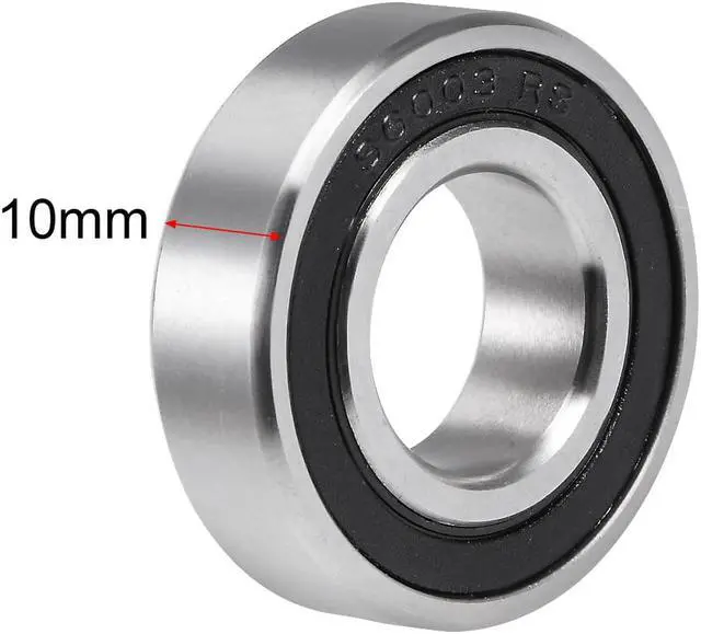 Alt view image 3 of 4 - S6003-2RS Stainless Steel Ball Bearing 17x35x10mm Double Sealed 6003RS Bearings