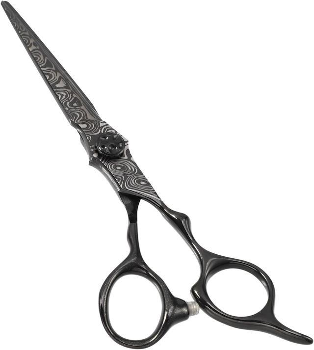 Hair Scissors, Hair Cutting Scissors, Barber Thinning Scissors, Stainless  Steel Razor, Black 
