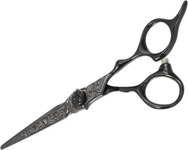 Alt view image 7 of 7 - Hair Scissors, Hair Cutting Scissors, Barber Thinning Scissors, Stainless Steel Razor, Black