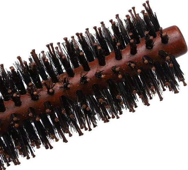 Alt view image 5 of 6 - Hair Brush, Round Brush Hairstyle Wavy Styling Tool Brush, Wood Brown, 1.57"