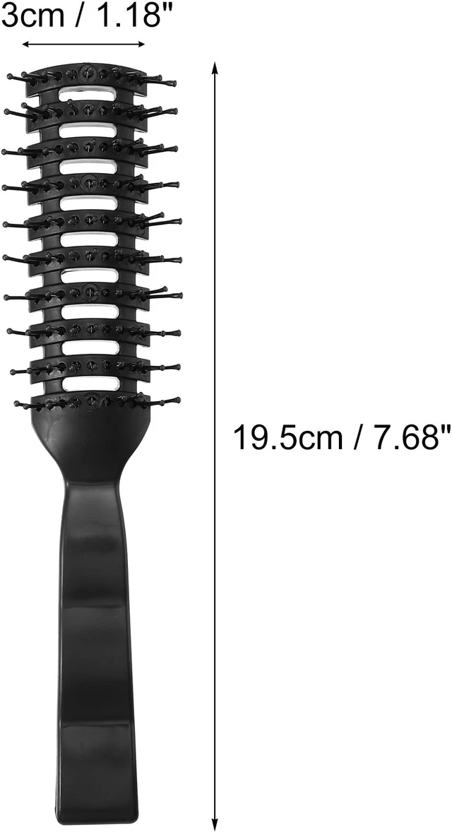 Alt view image 2 of 6 - Grid Hair Brush, Shower Detangler Need to Vent Detangling Brush, PP Black