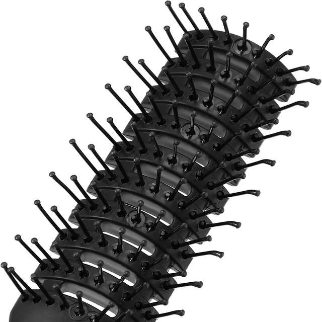 Alt view image 5 of 6 - Grid Hair Brush, Shower Detangler Need to Vent Detangling Brush, PP Black