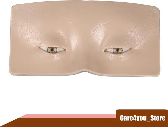 Main image of Makeup Practice Board, Makeup Practice Face, Eyeshadow Lash Eyelash Makeup Mannequin Head, Extensions Practice, Silicone, White
