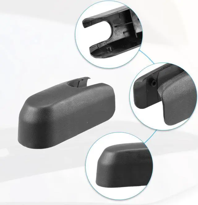 Alt view image 4 of 6 - Rear Windshield Wiper Arm Nut Cover Cap Fit for Mazda CX-9 - Pack of 1 Black