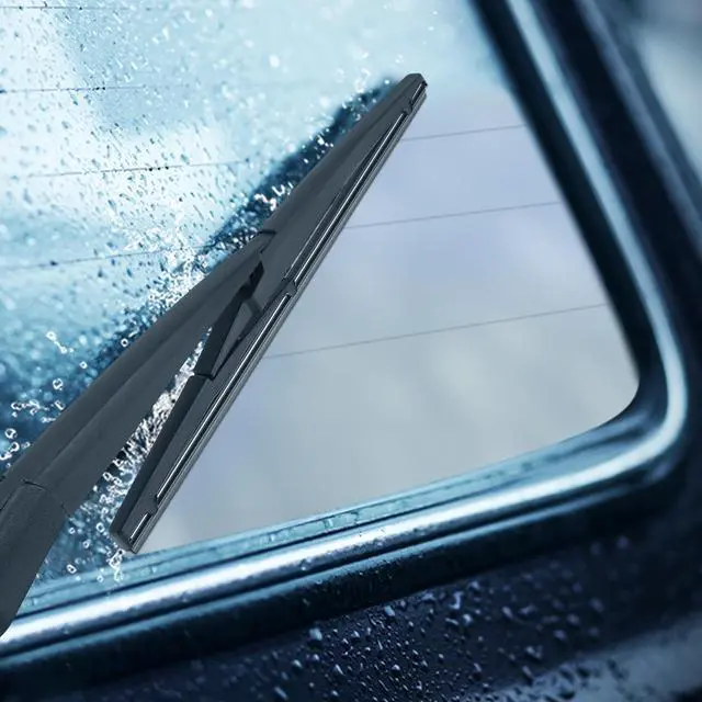 Alt view image 3 of 7 - Rear Windshield Wiper Blade Arm Assembly Fit for Pontiac Vibe - Pack of 2 Black