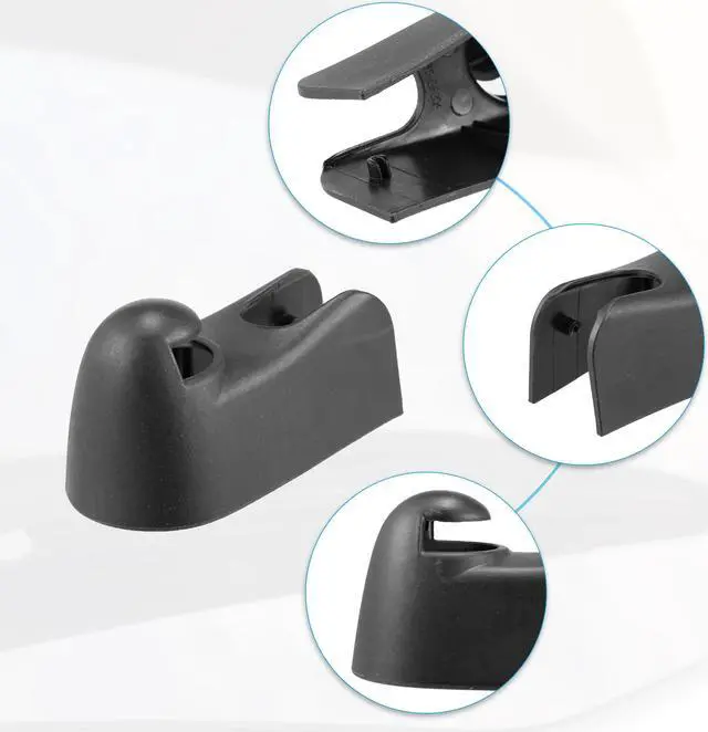 Alt view image 4 of 6 - Rear Windshield Wiper Arm Nut Cover Cap Fit for Mini Cooper R56 - Pack of 1 Black