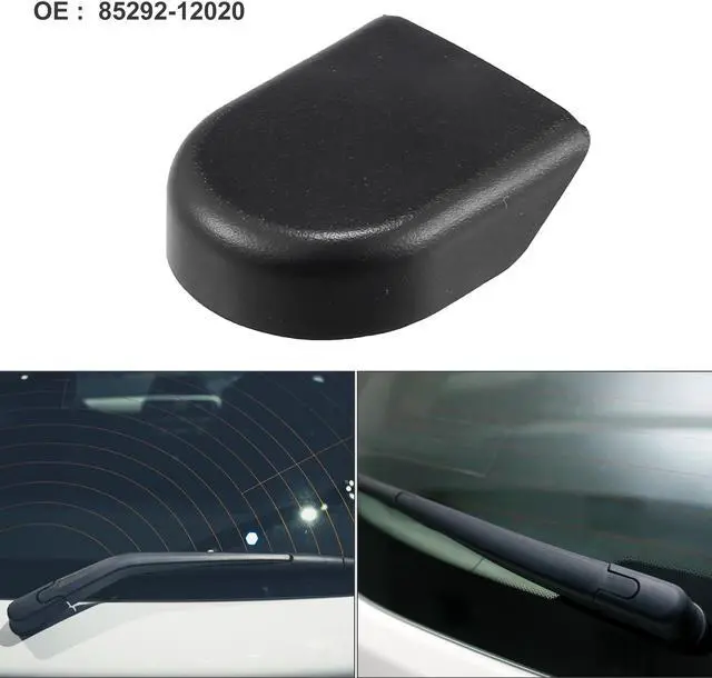 Main image of Rear Windshield Wiper Arm Nut Cover Cap Fit for Toyota Rav4 Tacoma - Pack of 1 Black