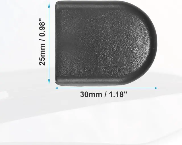 Alt view image 6 of 6 - Rear Windshield Wiper Arm Nut Cover Cap Fit for Toyota Rav4 Tacoma - Pack of 1 Black