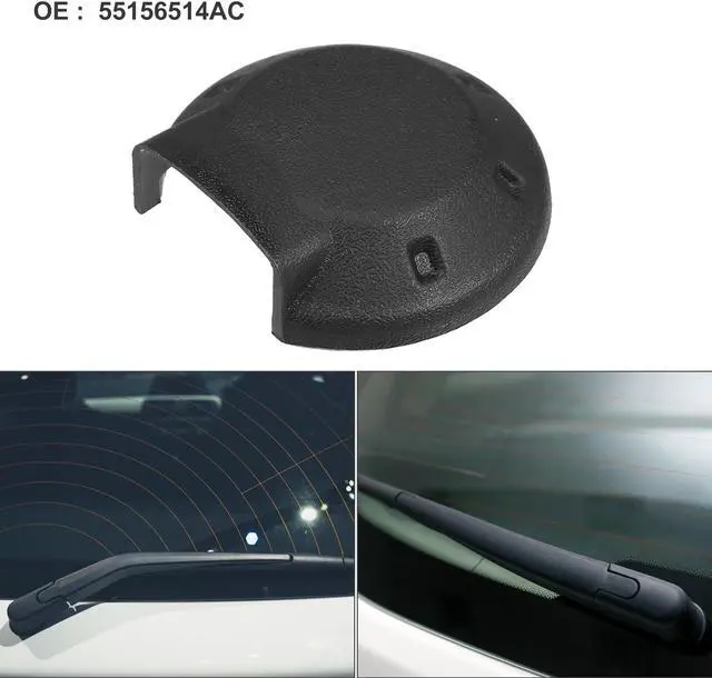 Main image of Rear Windshield Wiper Arm Nut Cover Cap Fit for Jeep Grand Cherokee - Pack of 1 Black