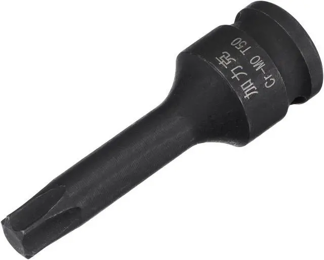Main image of T50 Impact Torx Bit Socket, 3/8" Square Drive 60mm Length CR-MO Metric Sizes
