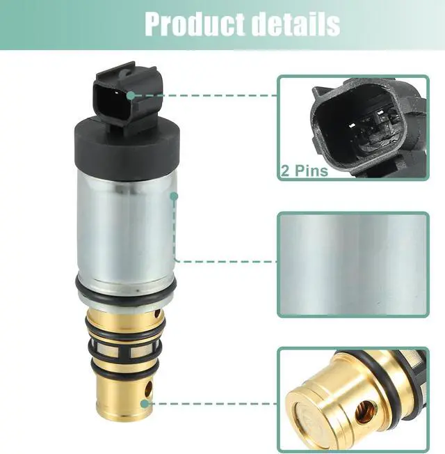 Alt view image 3 of 7 - AC Compressor Control Solenoid Valve AC Air Conditioner Control Valve Universal